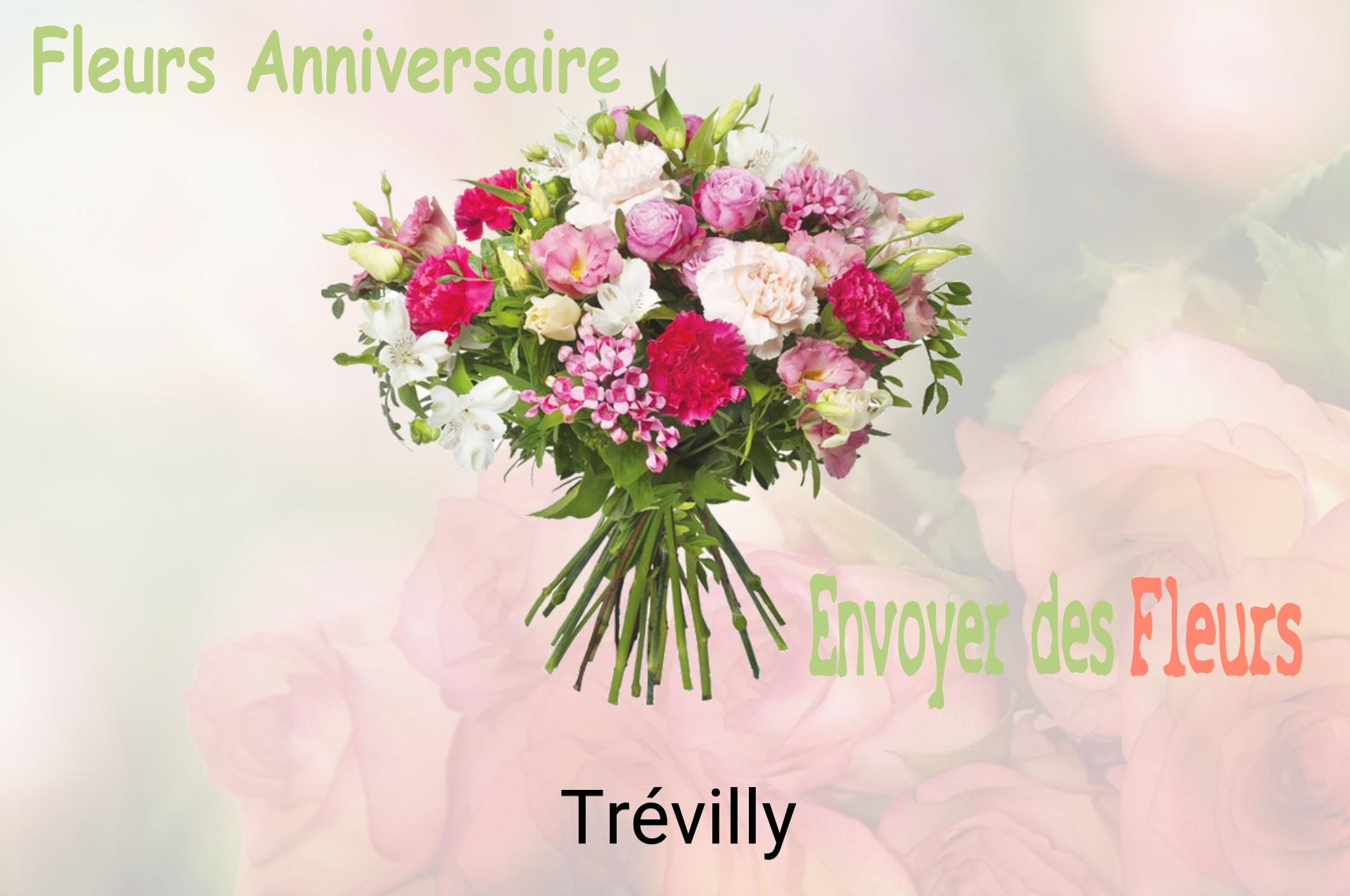 Bouquet de fleurs d’anniversaire livré à Trévilly